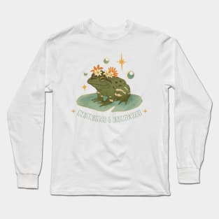 moisturized and unbothered frog Long Sleeve T-Shirt